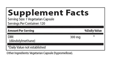 DIM 300 mg, #120 | Hormonal Well-Being