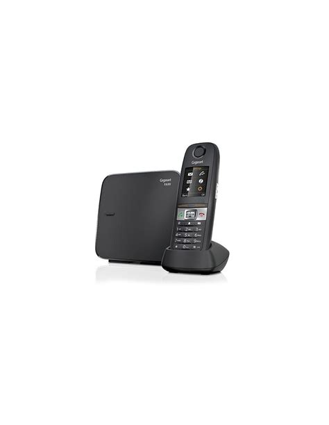 Gigaset E Tel Fono Dect Identificador De Llamadas Negro