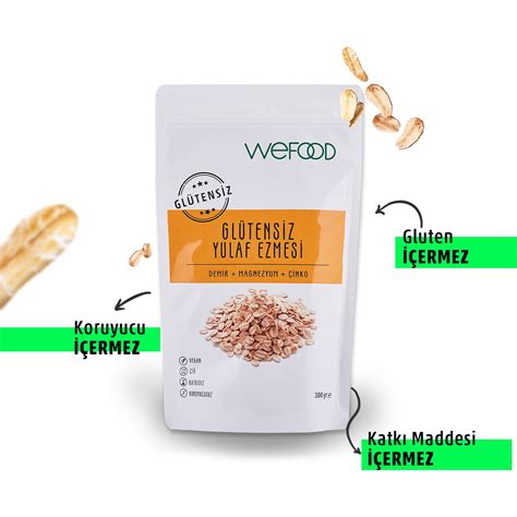 Wefood Glutensiz Yulaf Ezmesi 300 gr 8681749104567 Fiyatı