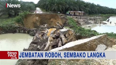 Jembatan Penghubung Antardesa Di Aceh Singkil Roboh Warga Kesulitan