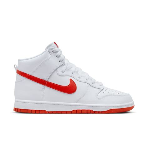 Nike Dunk Hi Retro White Picante Red Sneakerit