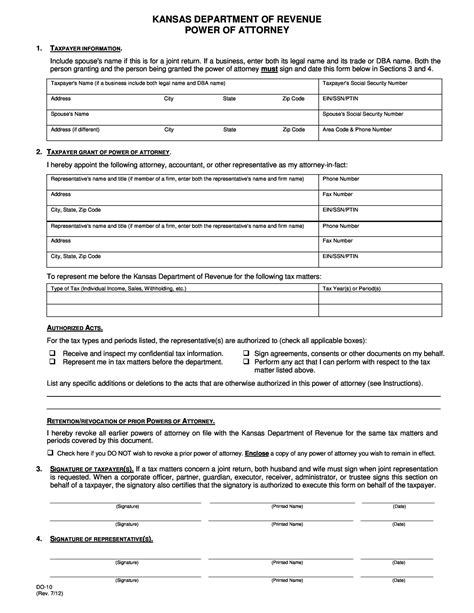 50 Free Power Of Attorney Forms And Templates Durable Medicalgeneral