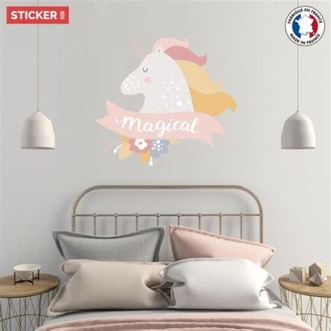 Sticker Mural Licorne Mauvaise Alcool Stickers Stickerdeco Fr