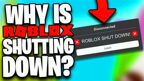 Why Roblox Is Shutting Down Explained Youtube