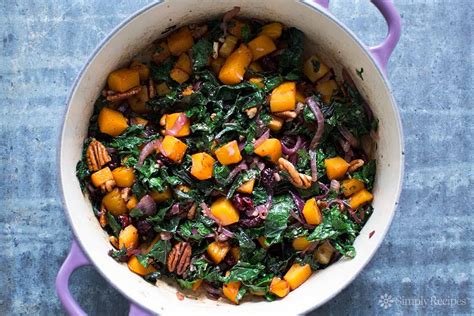 Roasted Butternut Squash Kale Sauté Recipe