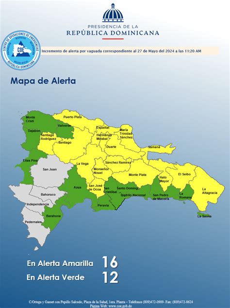 Casi todo el país en alerta por vaguada y onda tropical El Quinto