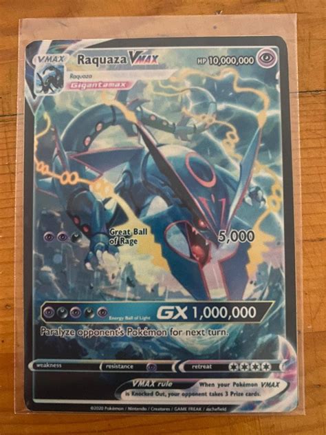 Rayquaza Vmax Pikachu Ash Vmax Gaming Shining Gx Ex M Mega Etsy Finland