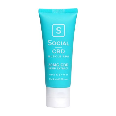 Social Cbd Muscle Rub Mg