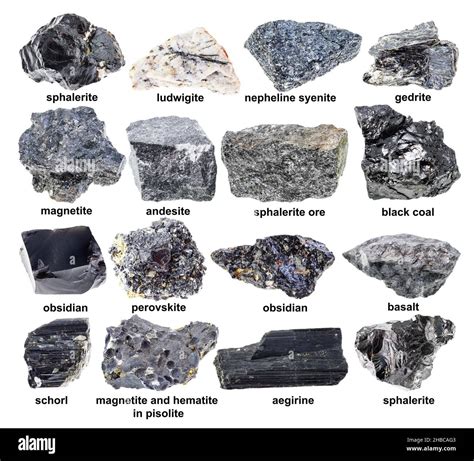 Minerals And Rocks With Names