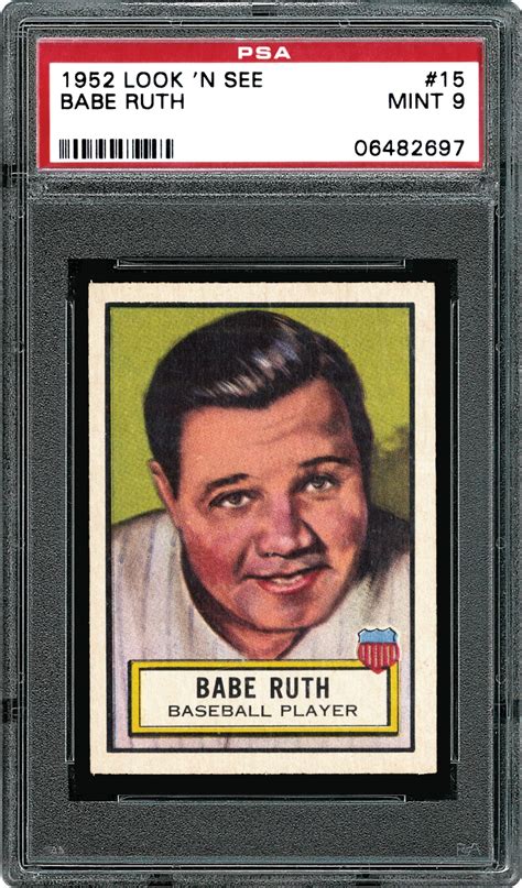 Topps Look N See Babe Ruth Psa Cardfacts