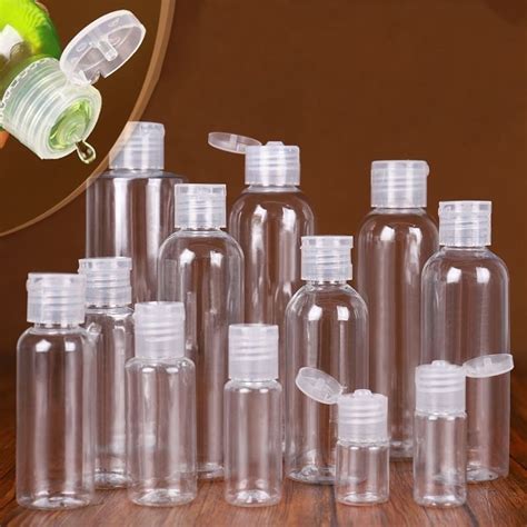 Plastic Bottle With Flip Top Cap Pet Lotion Oil Conditioner Shampoo