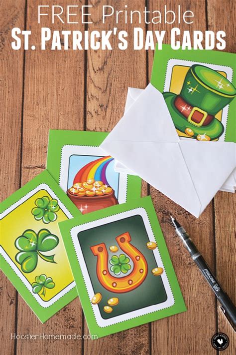 Printable St Patricks Day Cards Hoosier Homemade