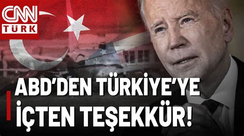 SON DAKİKA ABD Başkanı Türkiye ye Minnettar Biden dan Türkiye ye