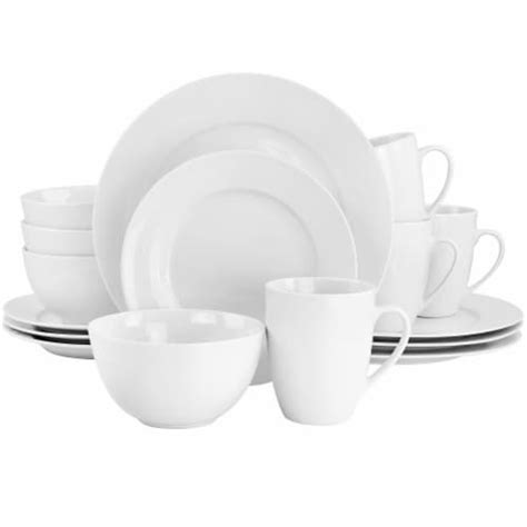 Gibson Home Classic Pearl Piece Fine Ceramic Dinnerware Set In White