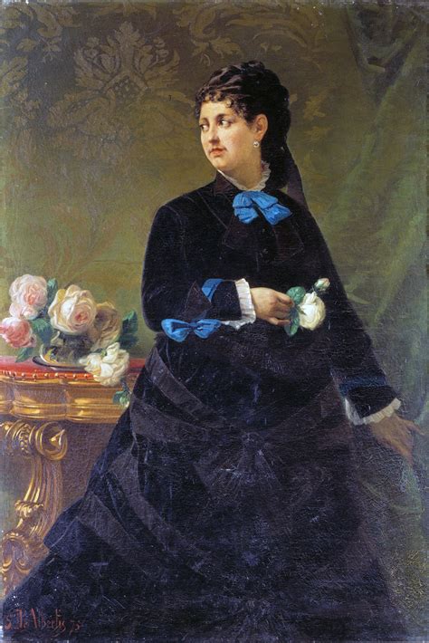 1875 Sebastiano De Albertis Portrait Of Emma