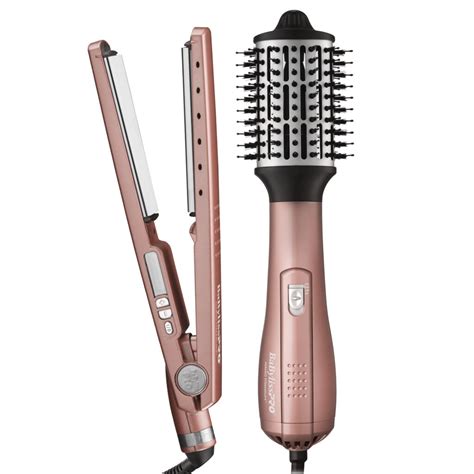 COMBO PP44 ROSE GOLD PLANCHA 4091 Y HOT BRUSH 2 5 PLANCHAS SECADORES RIZADORES