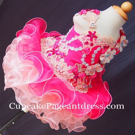 Glitz Beaded Bodice Little Princess Cupcake Pageant Dress