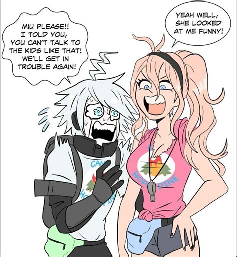 Keebo And Miu Camp Hopes Pinecamp Hopes Peak Danganronpa