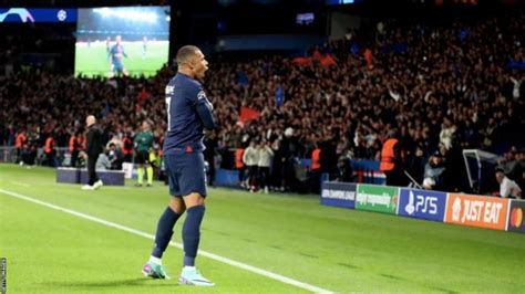 Paris Saint Germain 3 0 AC Milan Kylian Mbappe On Target In Champions