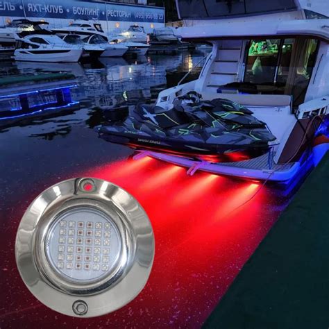 W Led Marine Yacht Lamp L Stainless Steel Ip Waterproof Rgbw