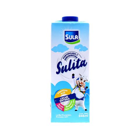 Leche Uht Sula Entera Fortificada 946 Ml