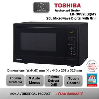 Sharp Microwave Oven 20L R207EK Shopee Malaysia