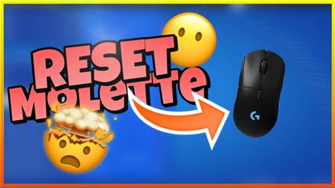 Tuto Reset Molette Sur Fortnite Youtube