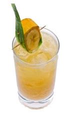 The Banana Caipirinha Drink Is Made From Leblon Cachaca Banana Liqueur