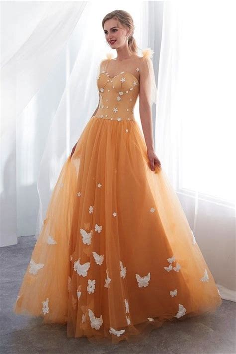 3 New Long Orange Prom Dresses Wessexroyal