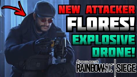 New Attacker Flores Crimson Heist New Operator Rainbow Six Siege Crimson Heist Operator