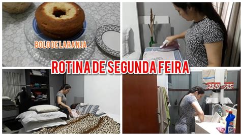 Rotina De Segunda Feira Organiza O Fiz Bolo De Laranja Passei E Dobrei