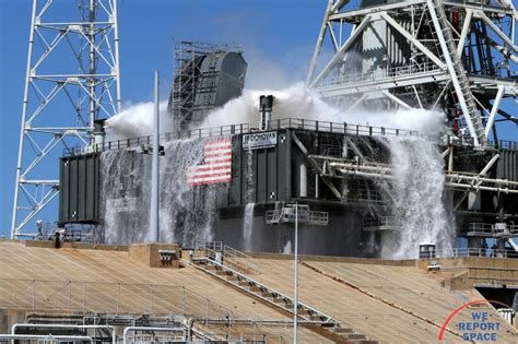 Nasa Drops 450000 Gallons Of Water On Sls Mobile Launcher We Report