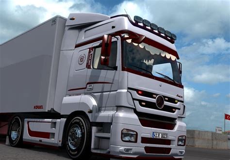 Mercedes Benz Axor Custom Trailer X Ets Mods Ets Map Euro