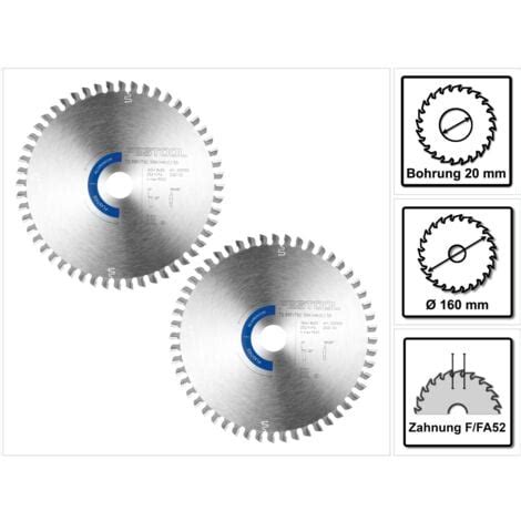Festool HW Lame De Scie Circulaire Aluminium Plastics 160 X 1 8 X 20
