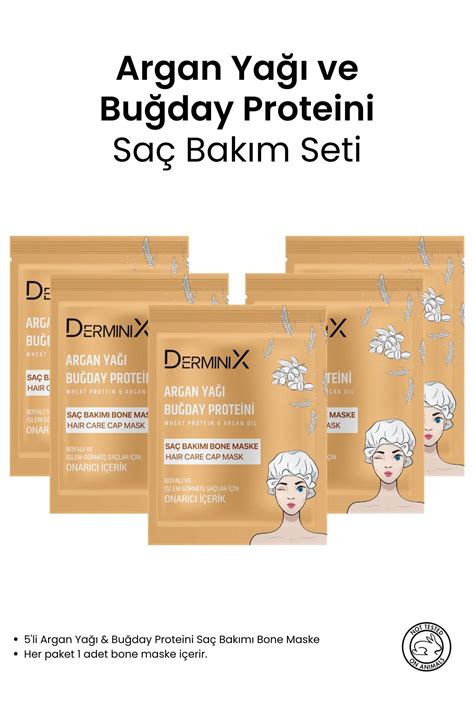 Derminix Buğday Proteini ve Argan Yağı İçeren Besleyici ve Nemlendirici