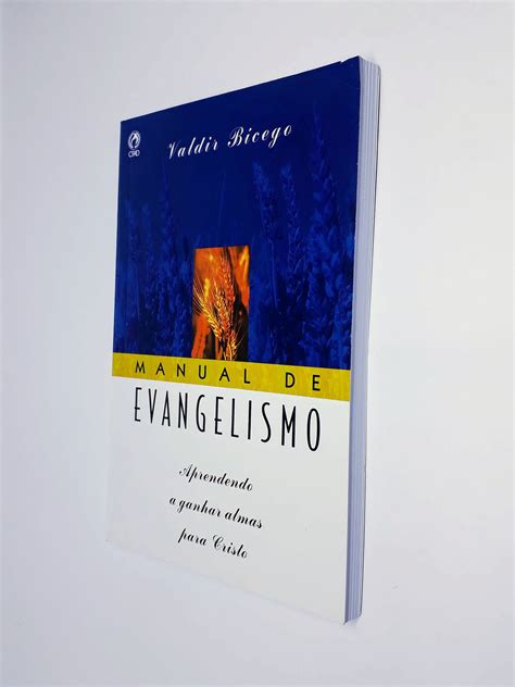 Livro Manual De Evangelismo Valdir Bicego Cpad Gospel Commerce