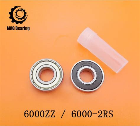 6000ZZ Bearing (10PCS) 10x26x8 mm Deep Groove 6000 ZZ Ball Bearings ...