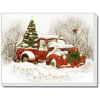 Red Truck With Christmas Tree - VisualHunt