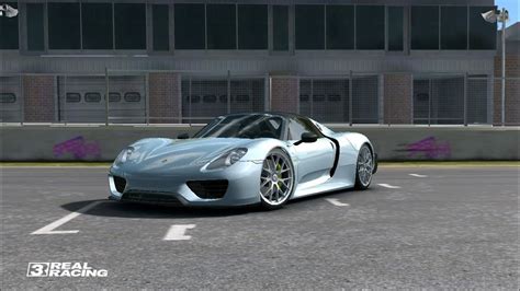 Real Racing 3 Porsche 918 Spyder Weissach Package YouTube