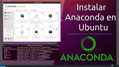 Cómo instalar Anaconda en Ubuntu Qué puedo hacer con anaconda YouTube