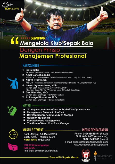 Contoh Brosur Sekolah Sepak Bola Sketsa