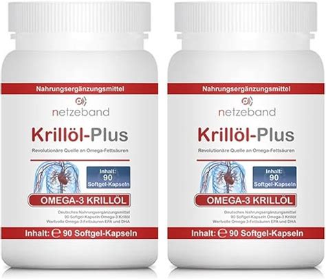 Krill Öl 180 Kapseln Premium Krillöl Omega 3 6 9 und Astaxanthin