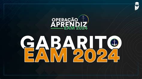 Gabarito EAM 2024 Correção de prova Ao Vivo YouTube