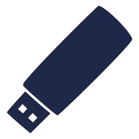 Diseño Png Y Svg De Silueta De Pendrive En Blanco Y Negro Para Camisetas