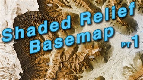 How To Make A Shaded Relief Basemap In Arcgis Pro Pt 1 Youtube