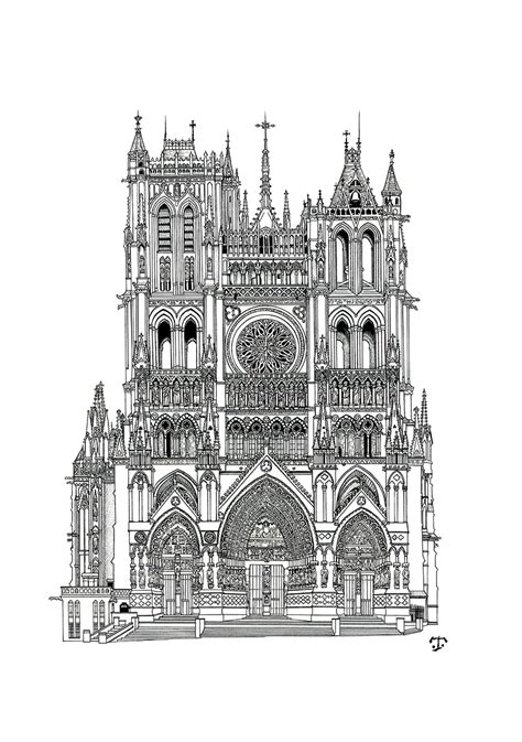 Dessin Cathedrale Enligne