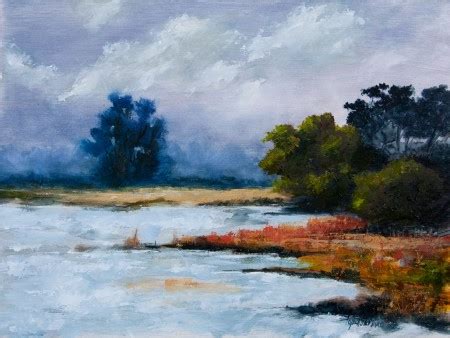 By The Lake Oil Painting Fine Arts Gallery Original Fine Art Oil