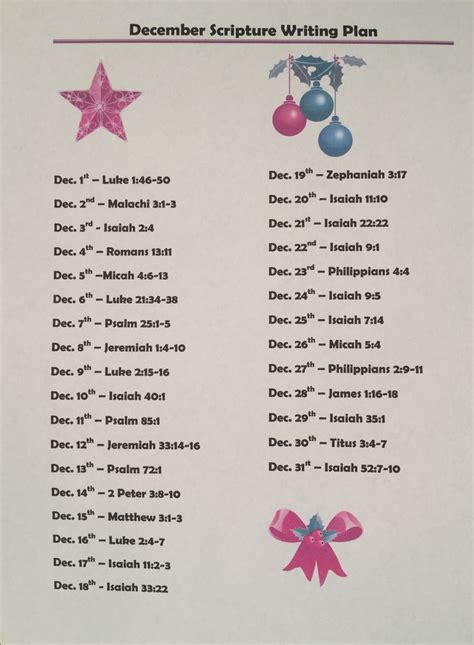 Our December Scripture Writing Plan Part Of Our Advent Series On Our