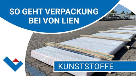 So Geht Verpackung Bei Von Lien Kunststoffe YouTube