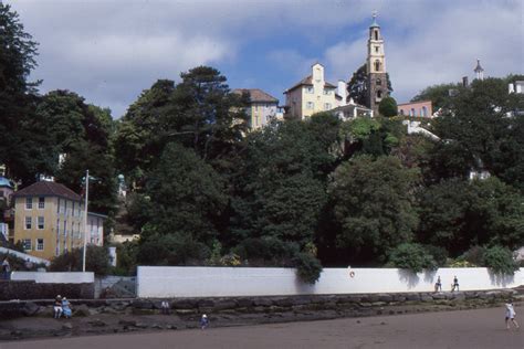 Portmeirion from Traeth Bach Photo | UK Beach Guide